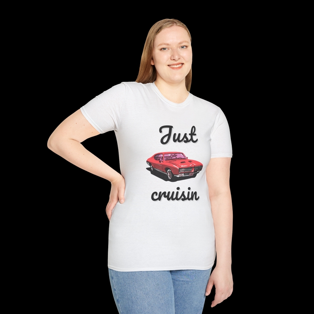 Retro Car Graphic T-Shirt | Just Cruisin' Tee, Vintage T-Shirt